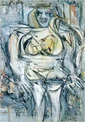 Willem De Kooning Woman III 3 Oil and Charcoal on Canvas 1953
