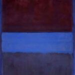 Rust and Blue (1953) by Mark Rothko