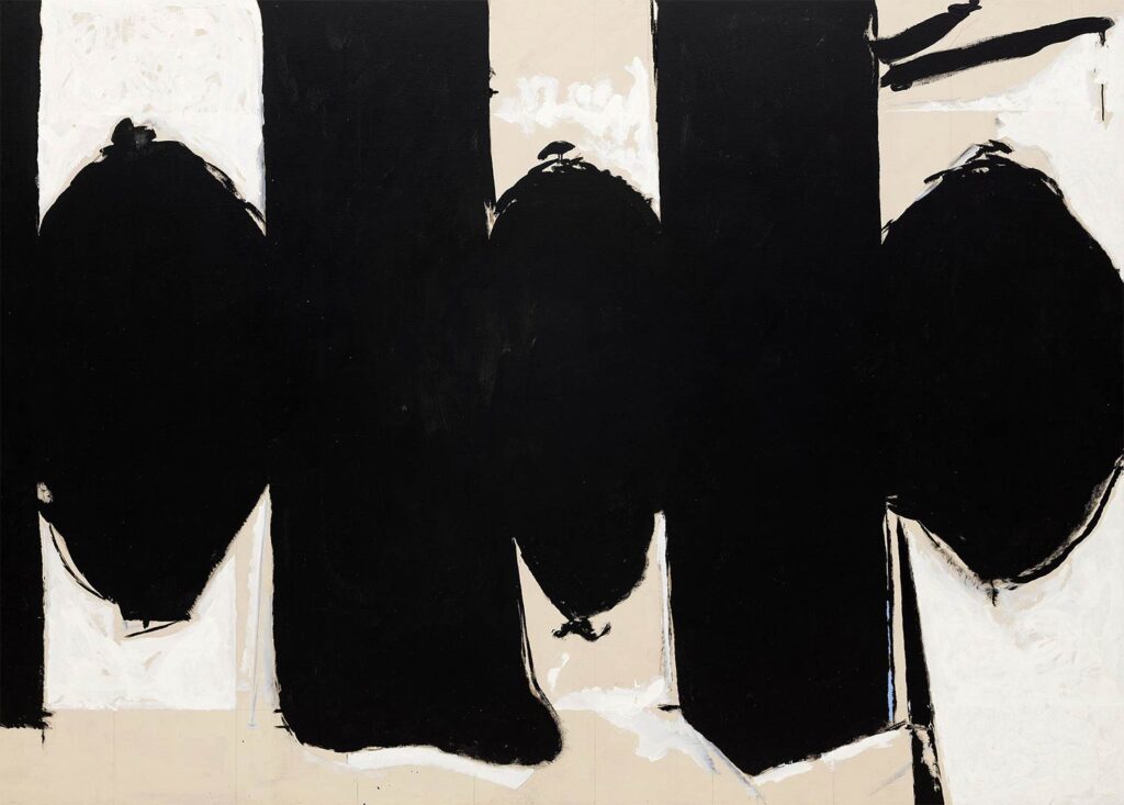 Elegy To The Spanish Republic Number 110 By Robert Motherwell