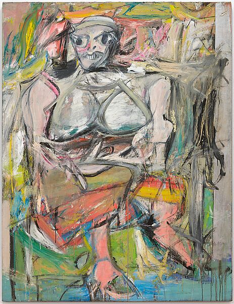 Woman 1 1952 by Willem de Kooning 